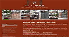 Desktop Screenshot of aaagate.com